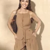 Paula Echevarría Weste mit Schößchen-Saum Paula Echevarría Weste mit Schößchen-Saum