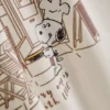Peanuts Snoopy Baumwoll-Café-Hemd Peanuts Snoopy Baumwoll-Café-Hemd