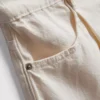 Plissierte Flare-Shorts aus baumwollreichem Denim