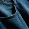 Plissierte Flare-Shorts aus baumwollreichem Denim Plissierte Flare-Shorts aus baumwollreichem Denim
