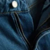 Plissierte Flare-Shorts aus baumwollreichem Denim Plissierte Flare-Shorts aus baumwollreichem Denim