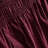 Plissierte Hose mit weitem Bein in Papieroptik