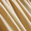 Plissierte Hose mit weitem Bein in Papieroptik