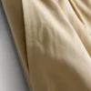Plissierte Hose mit weitem Bein in Papieroptik