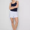 Pointelle-Cami-Lounge-Top mit hohem Baumwollanteil Pointelle-Cami-Lounge-Top mit hohem Baumwollanteil