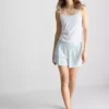 Pointelle-Cami-Lounge-Top mit hohem Baumwollanteil Pointelle-Cami-Lounge-Top mit hohem Baumwollanteil
