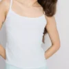 Pointelle-Cami-Lounge-Top mit hohem Baumwollanteil Pointelle-Cami-Lounge-Top mit hohem Baumwollanteil