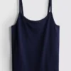 Pointelle-Cami-Lounge-Top mit hohem Baumwollanteil Pointelle-Cami-Lounge-Top mit hohem Baumwollanteil