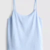 Pointelle-Cami-Lounge-Top mit hohem Baumwollanteil Pointelle-Cami-Lounge-Top mit hohem Baumwollanteil
