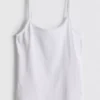 Pointelle-Cami-Lounge-Top mit hohem Baumwollanteil Pointelle-Cami-Lounge-Top mit hohem Baumwollanteil