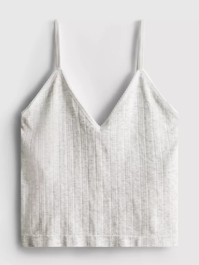Pointelle-Schlafanzug-Cami Pointelle-Schlafanzug-Cami