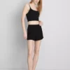 Pointelle-Schlafanzug-Shorts Pointelle-Schlafanzug-Shorts
