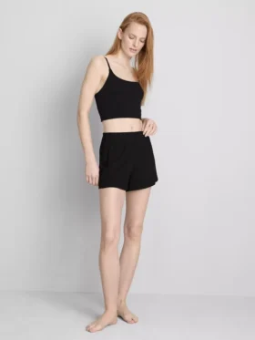 Pointelle-Schlafanzug-Shorts