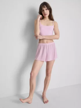 Pointelle-Schlafanzug-Shorts