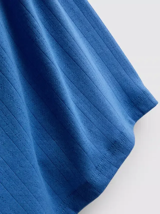 Pointelle-Schlafanzug-Shorts Pointelle-Schlafanzug-Shorts