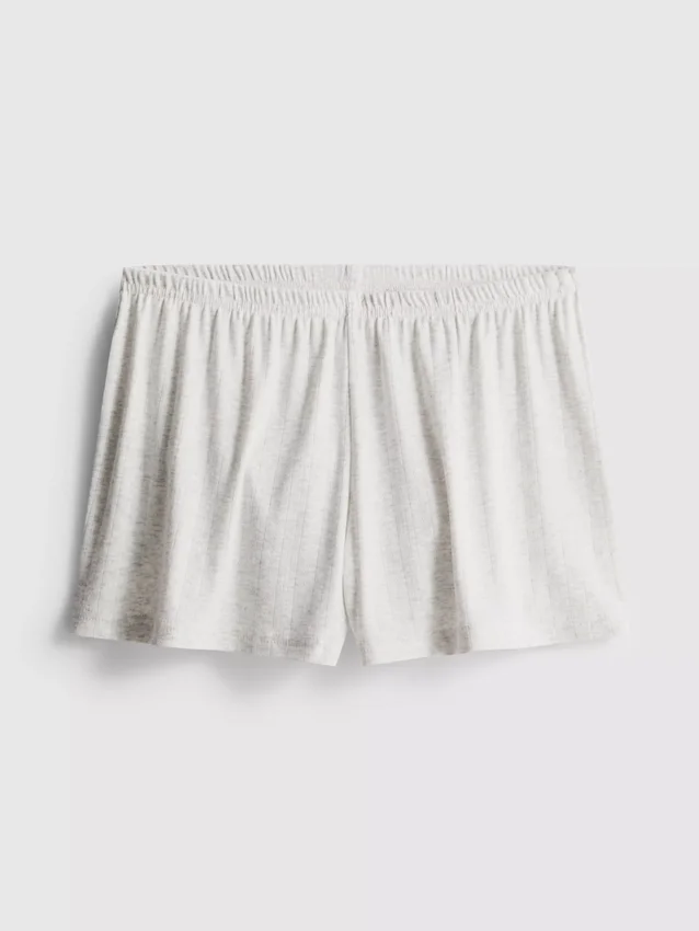 Pointelle-Schlafanzug-Shorts Pointelle-Schlafanzug-Shorts