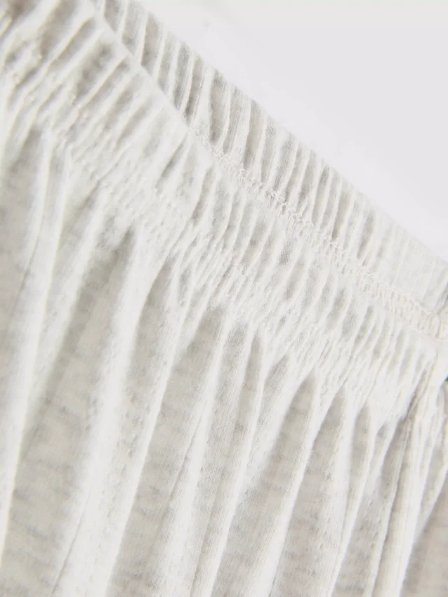 Pointelle-Schlafanzug-Shorts Pointelle-Schlafanzug-Shorts