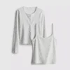 Pointelle-Strickjacke und Top im Set Pointelle-Strickjacke und Top im Set