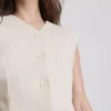 Polierte Sweatshirt-Weste Polierte Sweatshirt-Weste