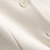 Polierte Sweatshirt-Weste Polierte Sweatshirt-Weste