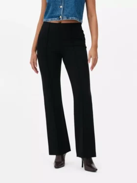 Ponte-Leggings mit mittlerer Leibhöhe und ausgestelltem Bein