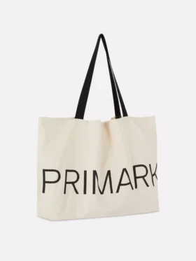 Primark-Tragetasche aus Canvas mit Grafikmotiv