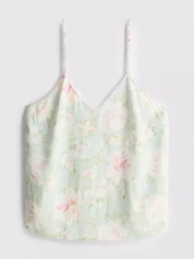 Pyjama-Top mit Blumenmuster