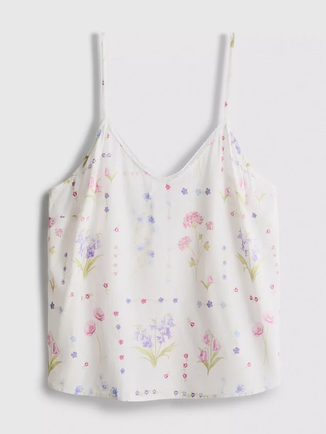 Pyjama-Top mit Blumenmuster Pyjama-Top mit Blumenmuster