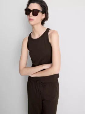 Racerback-Tanktop aus Baumwolle