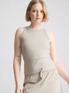 Racerback-Tanktop aus Baumwolle
