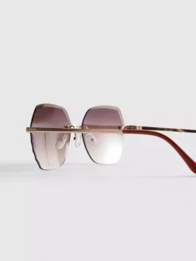 Randlose quadratische „Diamanta“-Sonnenbrille