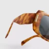 Rechteckige Sonnenbrille in Schildpatt-Optik Rechteckige Sonnenbrille in Schildpatt-Optik