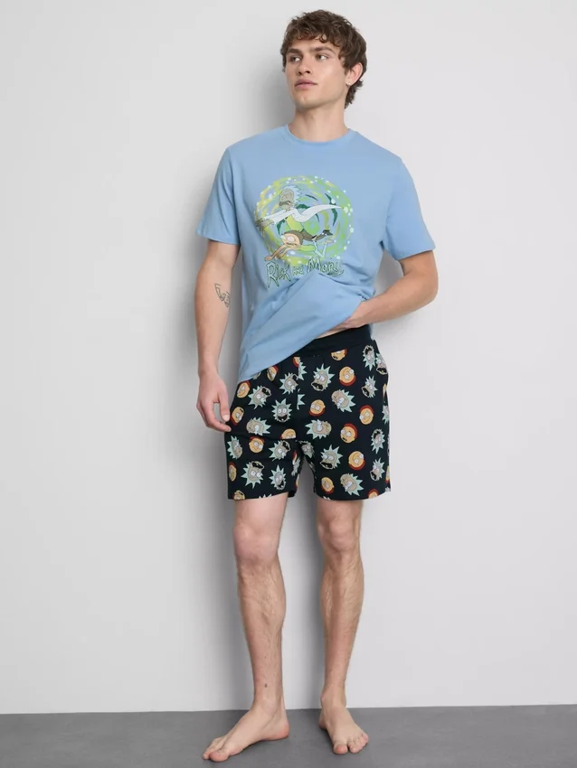 Rick-und-Morty-Schlafanzug-Set Rick-und-Morty-Schlafanzug-Set
