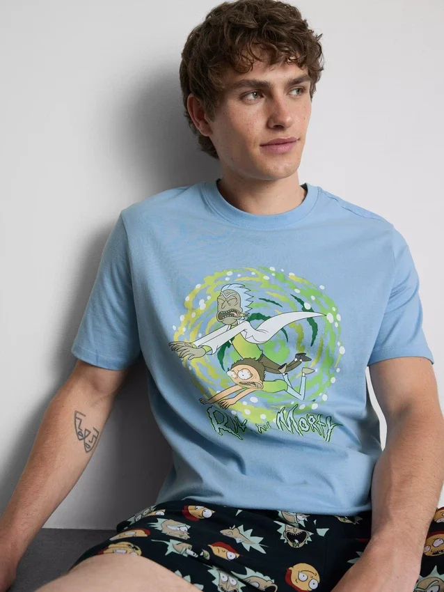 Rick-und-Morty-Schlafanzug-Set Rick-und-Morty-Schlafanzug-Set