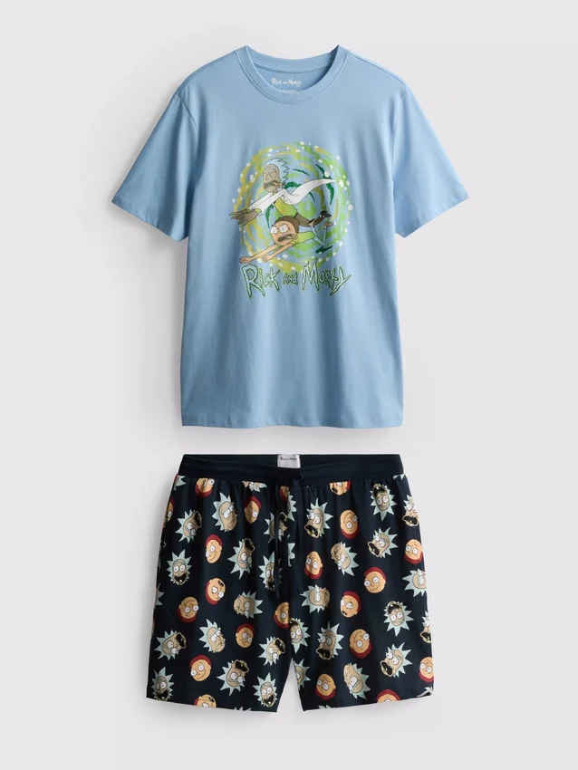 Rick-und-Morty-Schlafanzug-Set Rick-und-Morty-Schlafanzug-Set