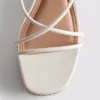 Riemchen-Espadrilles mit Keilabsatz