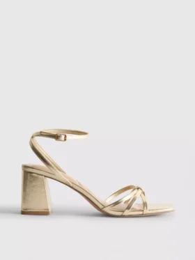 Riemchensandalen mit Blockabsatz