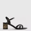 Riemchensandalen mit Blockabsatz