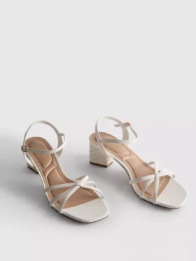 Riemchensandalen mit Blockabsatz