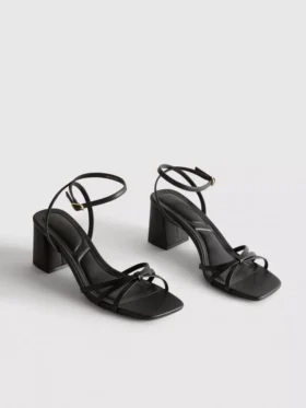 Riemchensandalen mit Blockabsatz