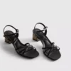 Riemchensandalen mit Blockabsatz