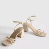 Riemchensandalen mit Blockabsatz