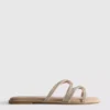 Riemchensandalen mit Strasssteinen