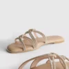 Riemchensandalen mit Strasssteinen