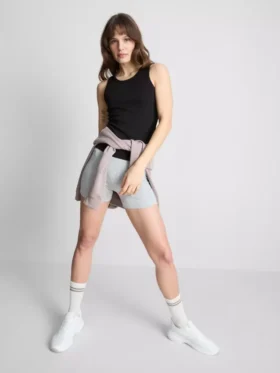 Ripp-Tanktop mit Racerback aus baumwollreichem Material