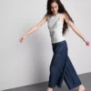 Ripp-Tanktop mit Racerback aus baumwollreichem Material Ripp-Tanktop mit Racerback aus baumwollreichem Material