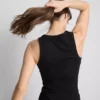 Ripp-Tanktop mit Racerback aus baumwollreichem Material Ripp-Tanktop mit Racerback aus baumwollreichem Material