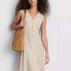 Ärmelloses Minikleid mit V-Ausschnitt Ärmelloses Minikleid mit V-Ausschnitt