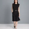 Ärmelloses T-Shirt mit Schulterpolstern Ärmelloses T-Shirt mit Schulterpolstern
