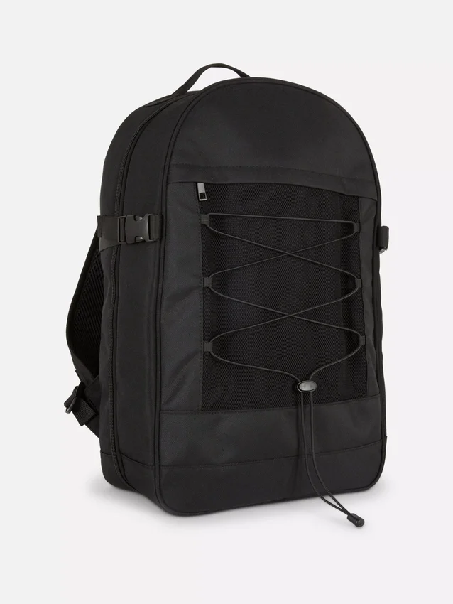 Rucksack mit erweiterbarem Stauraum Rucksack mit erweiterbarem Stauraum